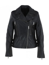 Biker Black Leather Jacket